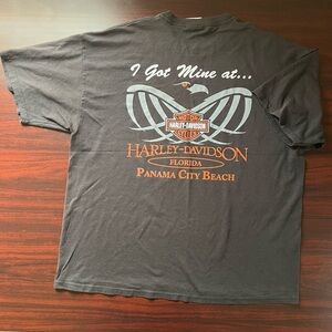 Vintage Harley Davidson T Shirt Panama City Beach Florida Size XL